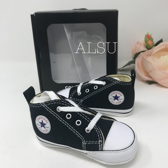 Converse Chuck Taylor First Star HI Black, crib - Picture 2 of 7